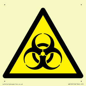 W009 Warning: Biological hazard